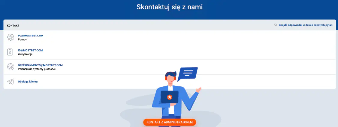 Wsparcie Klienta w Mostbet